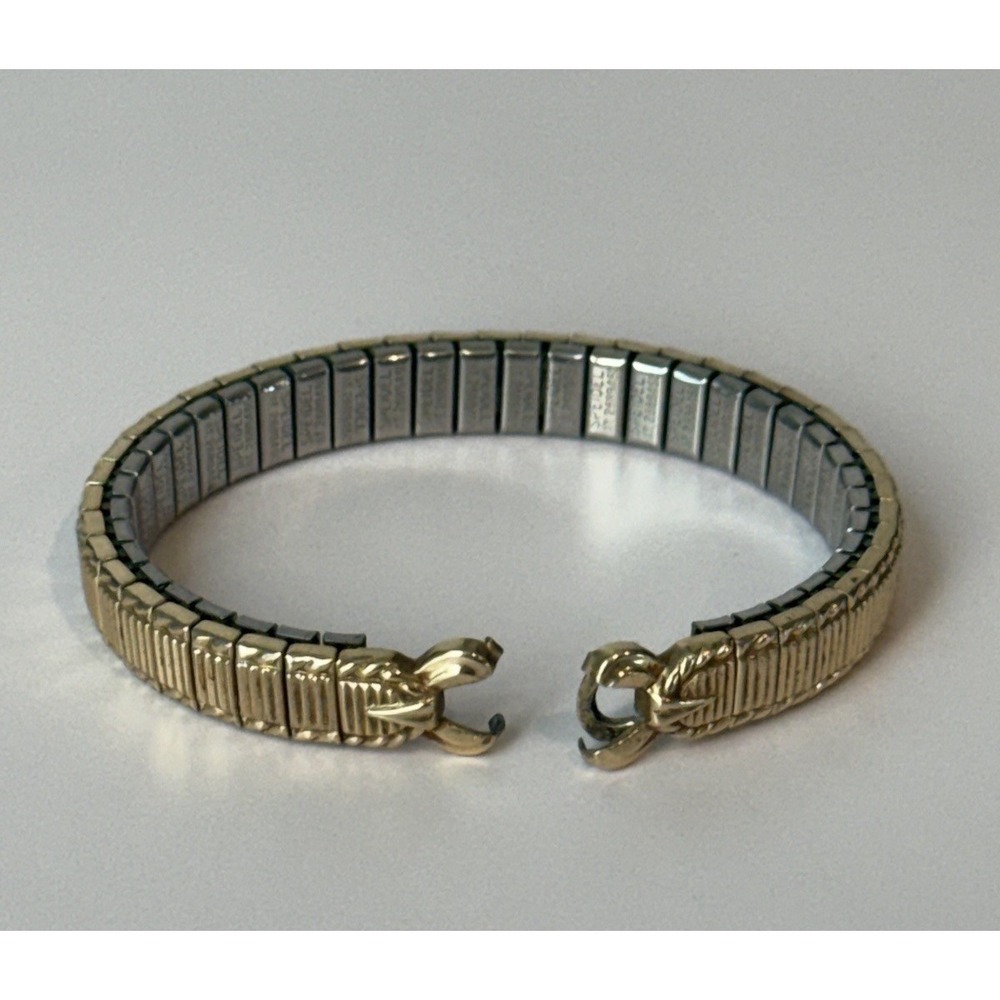 Speidel 10K Gold Filled Bar Top Expansion Stretch Watch Band Parts/Repair